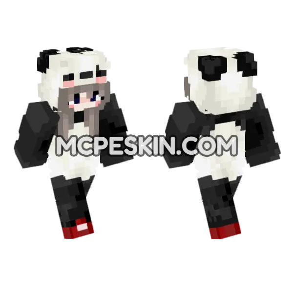 Jenny Girl Skin Minecraft Bedrock skin, front and back