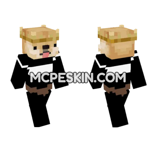 Jenny Girl Skin Minecraft Bedrock skin, front and back