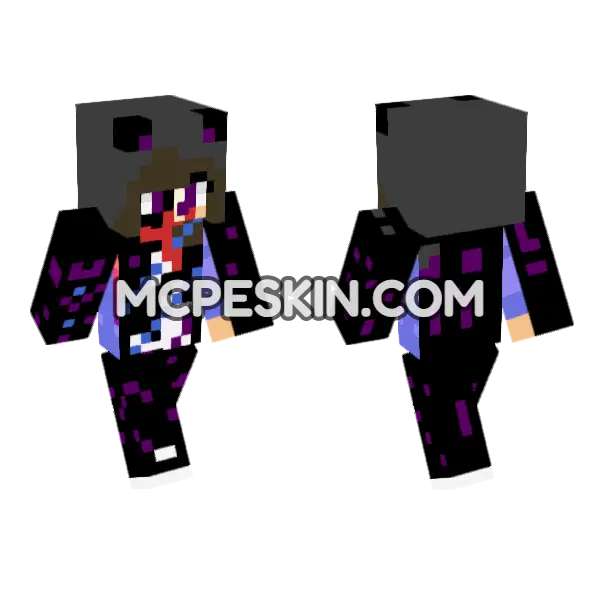 Jenny HD Skin Minecraft Bedrock skin, front and back