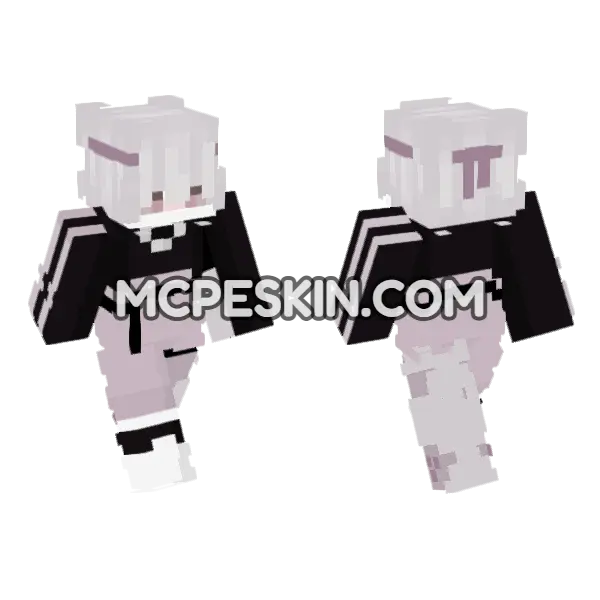 Jenny Mod Bedrock Skin Minecraft Bedrock skin, front and back