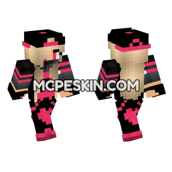 Jenny Mod Bedrock Skin Minecraft Bedrock skin, front and back