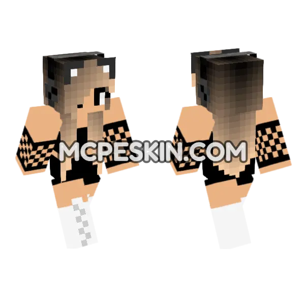 Jenny Mod Bedrock Skin Minecraft Bedrock skin, front and back