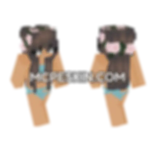 Jenny Mod Bedrock Skin Minecraft Bedrock skin, front and back
