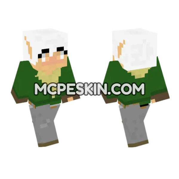 Jenny Mod Bedrock Skin Minecraft Bedrock skin, front and back