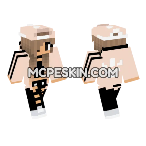 Jenny Mod Bedrock Skin Minecraft Bedrock skin, front and back