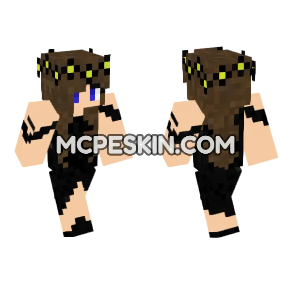 Jenny Mod HD Skin Minecraft Bedrock skin, front and back