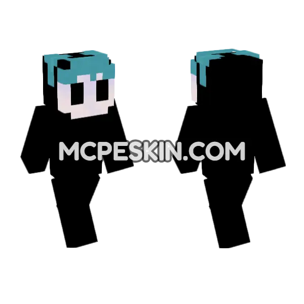 Jenny Mod HD Skin Minecraft Bedrock skin, front and back