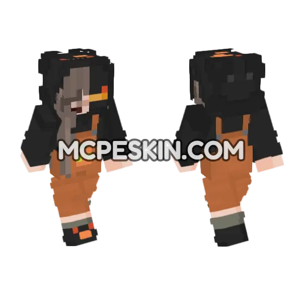 Jenny Mod HD Skin Minecraft Bedrock skin, front and back
