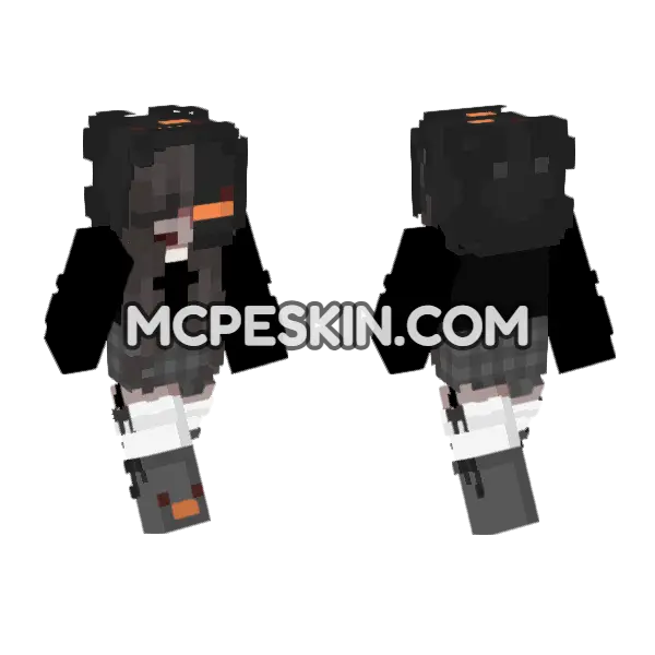 Jenny Mod HD Skin Minecraft Bedrock skin, front and back