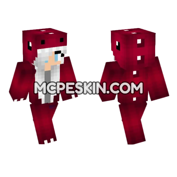 Jenny Mod HD Skin Minecraft Bedrock skin, front and back