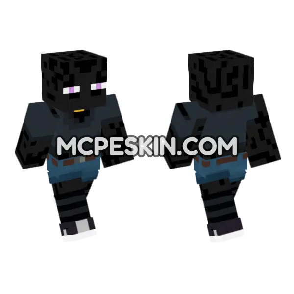 Jenny Mod HD Skin Minecraft Bedrock skin, front and back