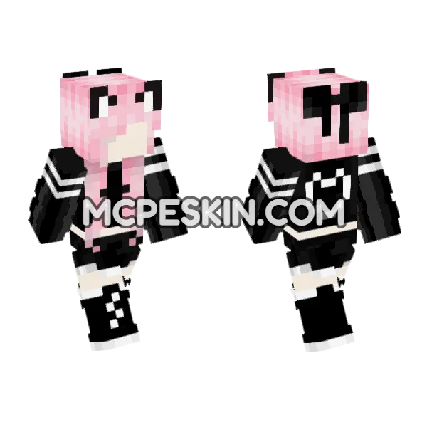 Jenny Mod HD Skin Minecraft Bedrock skin, front and back