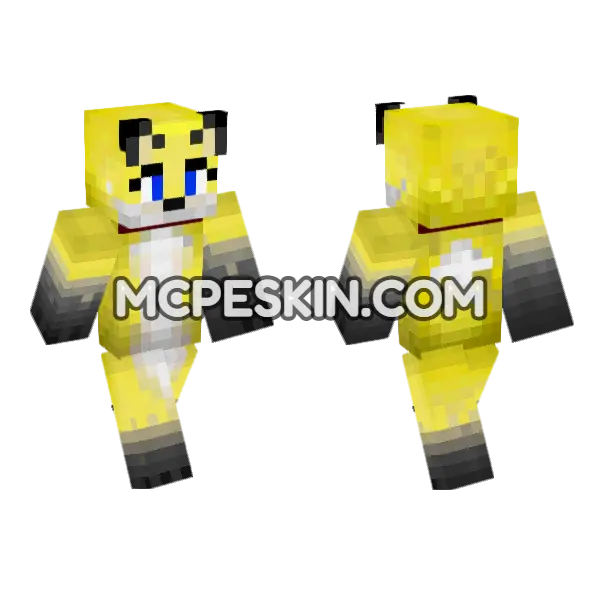 Jenny Mod Skin Minecraft Bedrock skin, front and back