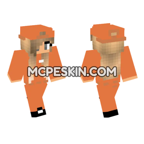 Jenny Mod Skin Minecraft Bedrock skin, front and back