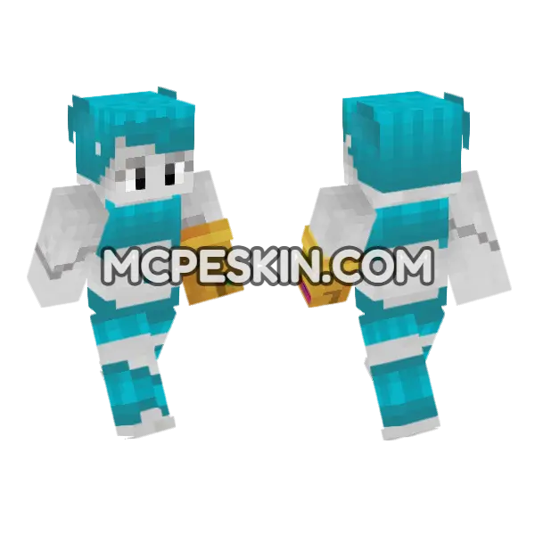 Jenny Mod Skin Minecraft Bedrock skin, front and back