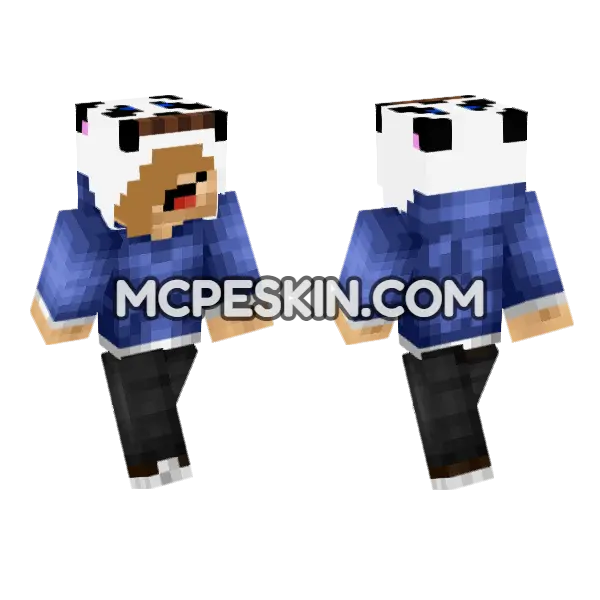 Jenny Skin Minecraft Bedrock skin, front and back