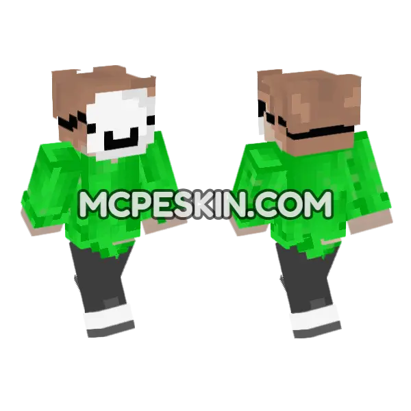 Jenny Skin Minecraft Bedrock skin, front and back