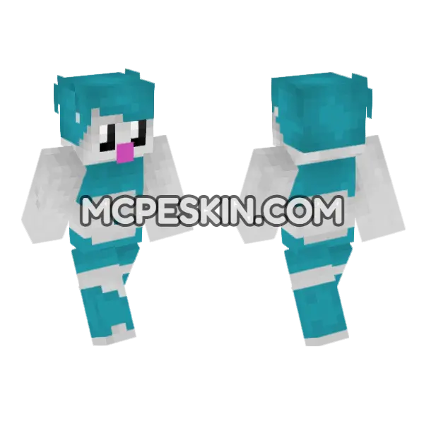 Jenny Skin Minecraft Bedrock skin, front and back