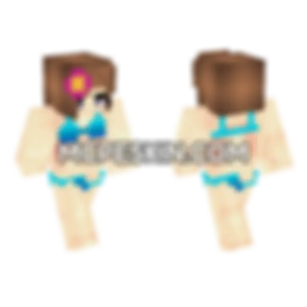 Jenny Skin Minecraft Bedrock skin, front and back