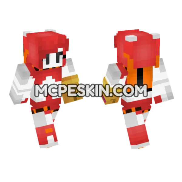 Jenny Skin Minecraft Bedrock skin, front and back