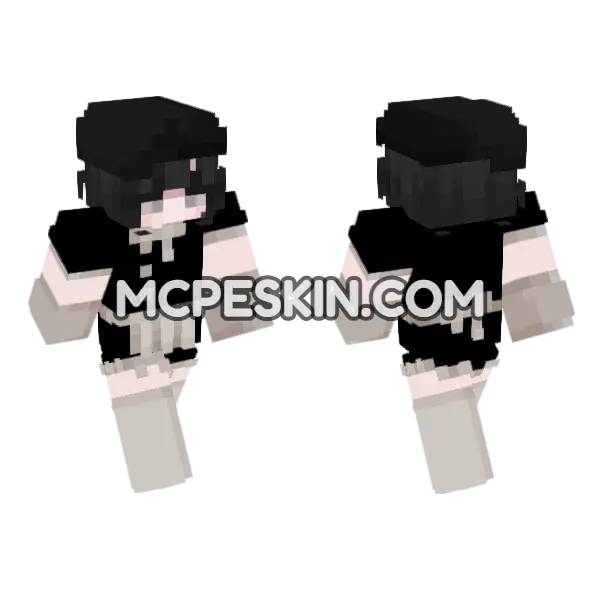 Jenny Skin Minecraft Bedrock skin, front and back