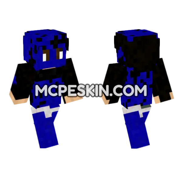Jenny Skin Minecraft Bedrock skin, front and back