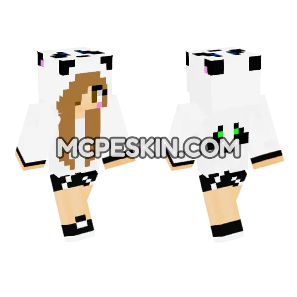 Jenny Skin Minecraft Bedrock skin, front and back
