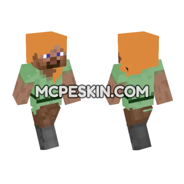 Jimbo Minecraft Bedrock skin, front and back