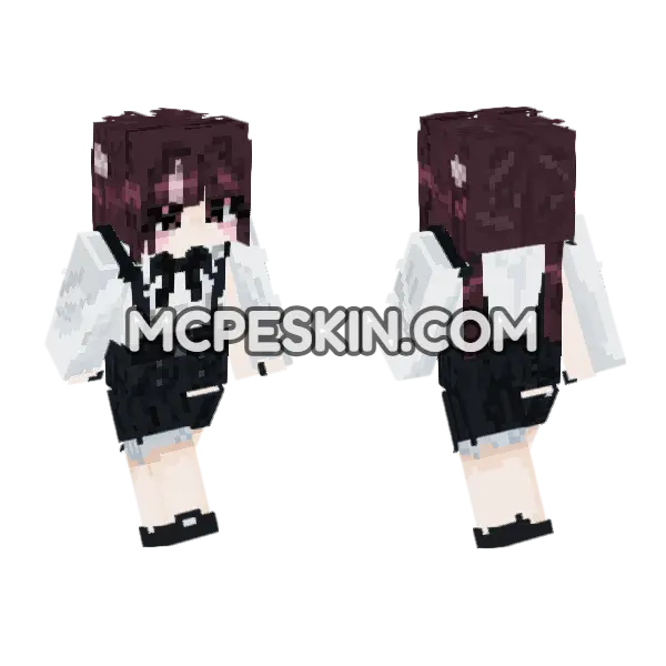 Jirai Kei Maid Outfit, front and back