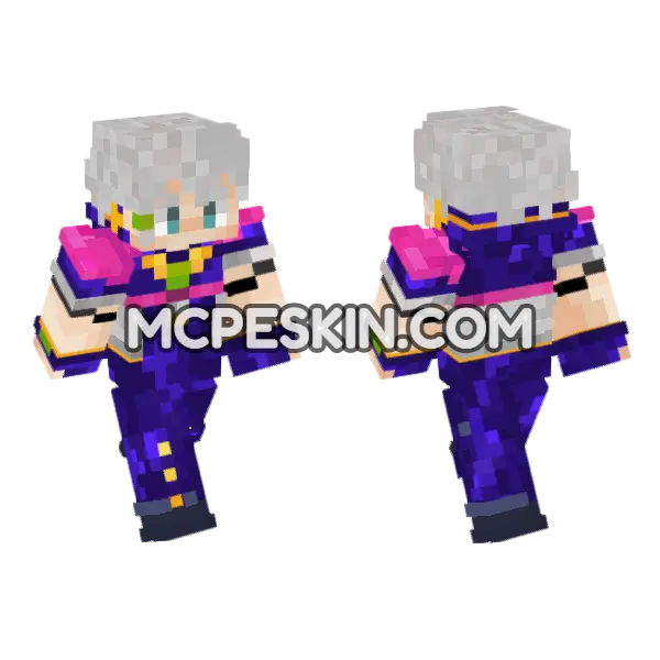 Jodio Joestar Minecraft Bedrock skin, front and back
