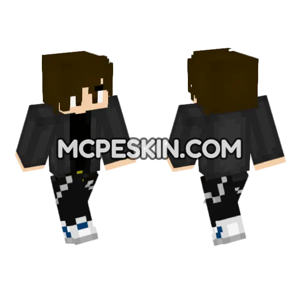 Jonathan Season 1 Minecraft Bedrock skin, front and back