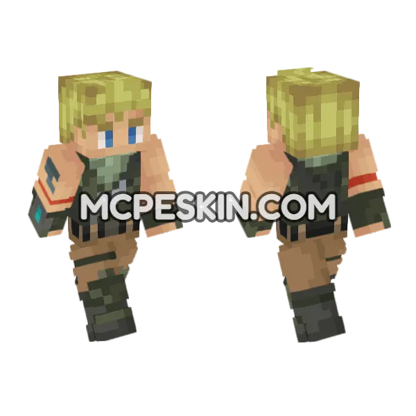 Jonsey Skin Minecraft Bedrock skin, front and back