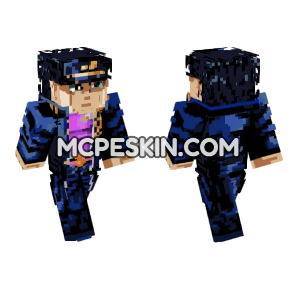 Jotaro Kujo, front and back
