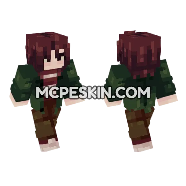 Joyce Season 1 Minecraft Bedrock skin, front and back