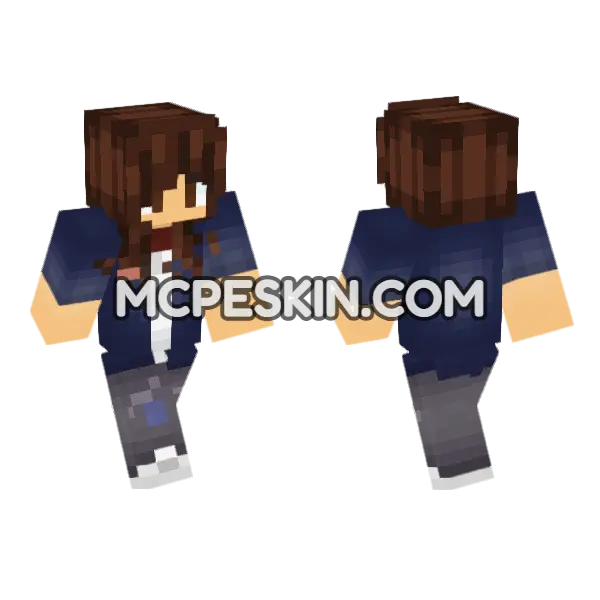 Joyce Season 2 Minecraft Bedrock skin, front and back
