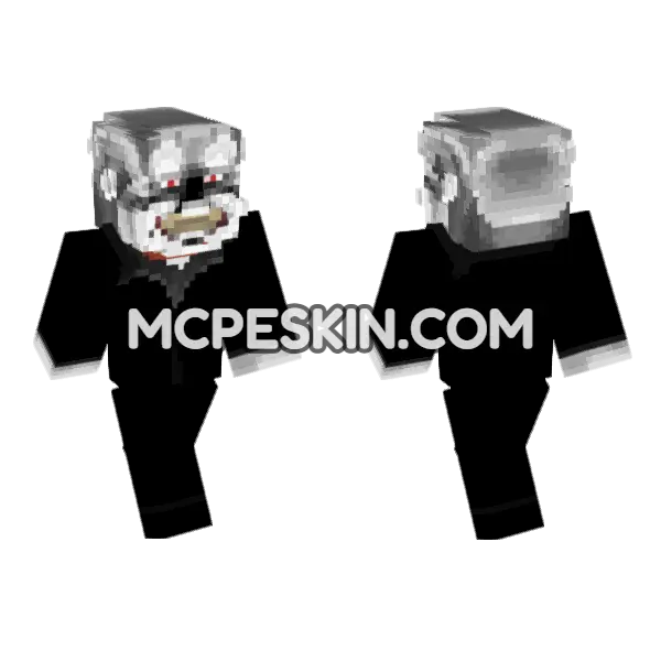 Judge Holden Blood Meridian Minecraft Bedrock skin, front and back