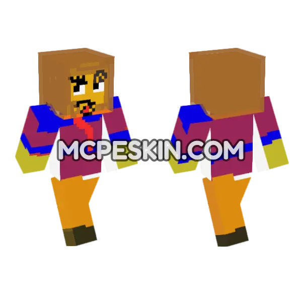 Judgement Guy Undertale Minecraft Bedrock skin, front and back