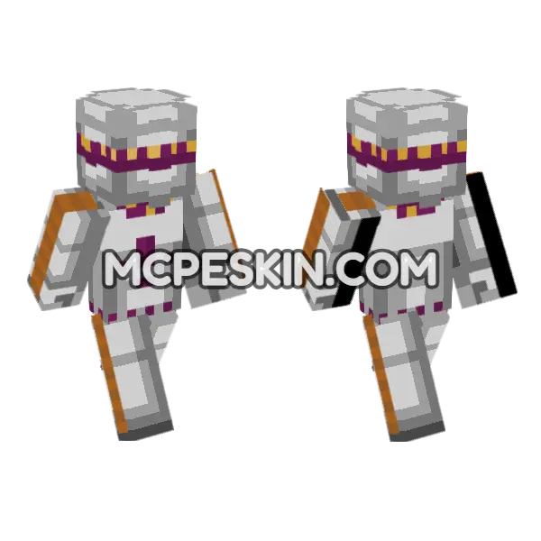 Jumpin Jack Flash Minecraft Bedrock skin, front and back