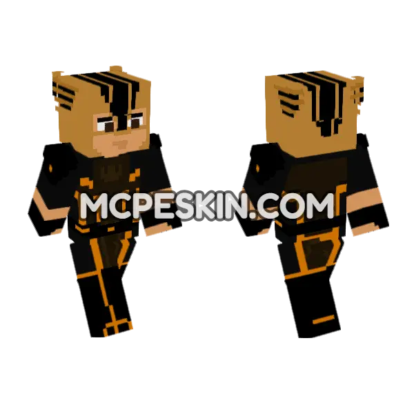 Justice Lord Hawkgirl 2025 Minecraft Bedrock skin, front and back