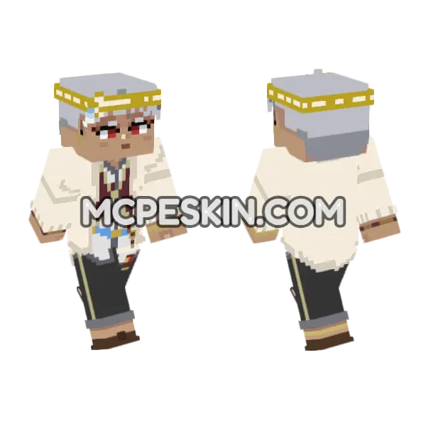 Kalim V3 Update Wip Minecraft Bedrock skin, front and back