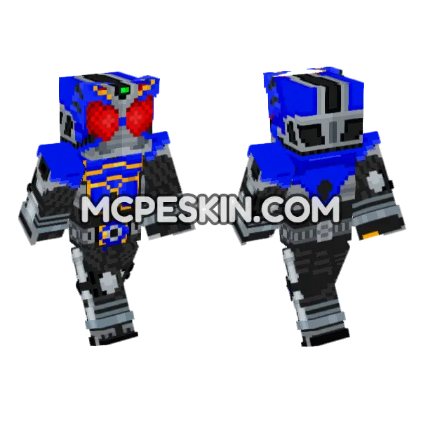 Kamen Rider Gatack, front and back