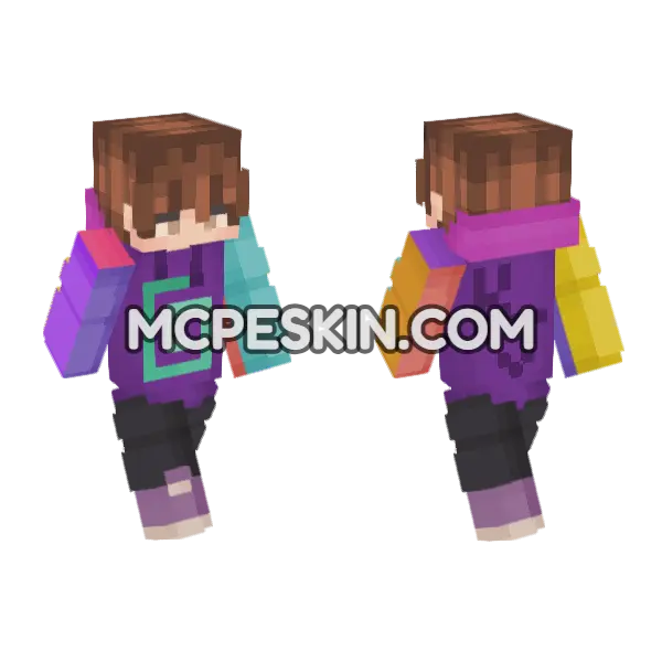Karl Skin Minecraft Bedrock skin, front and back