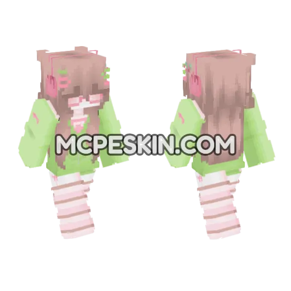 Kawaii Pastel Outfit, front and back