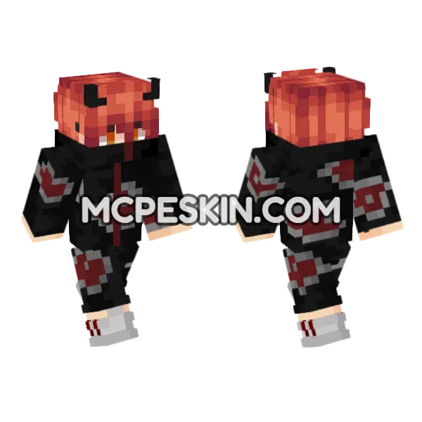 Kenji Minecraft Bedrock skin, front and back