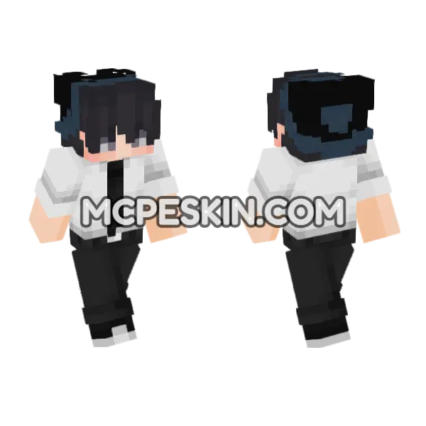 Key Skin Minecraft Bedrock skin, front and back