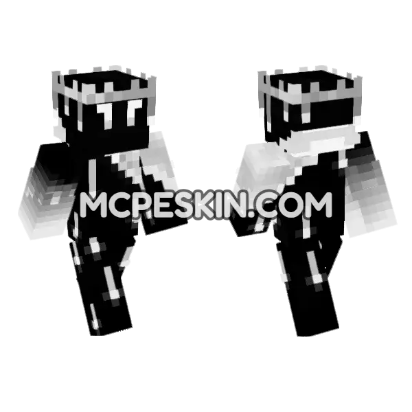 King Of Comets Minecraft Bedrock skin, front and back