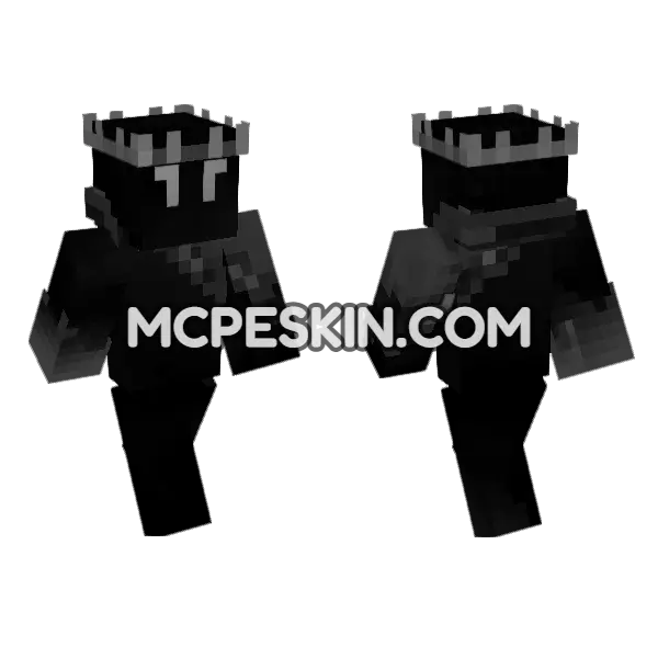 King Of Cosmic Dust Minecraft Bedrock skin, front and back