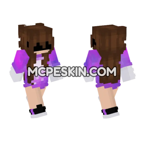 Kiply Minecraft Bedrock skin, front and back
