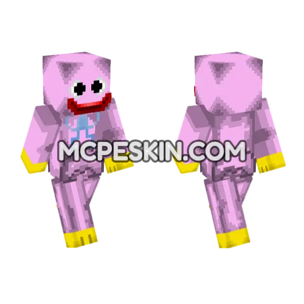 Kissy Missy Minecraft Bedrock skin, front and back