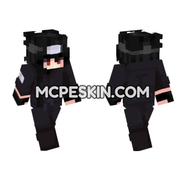 Knockout Pvp New 1 Minecraft Bedrock skin, front and back